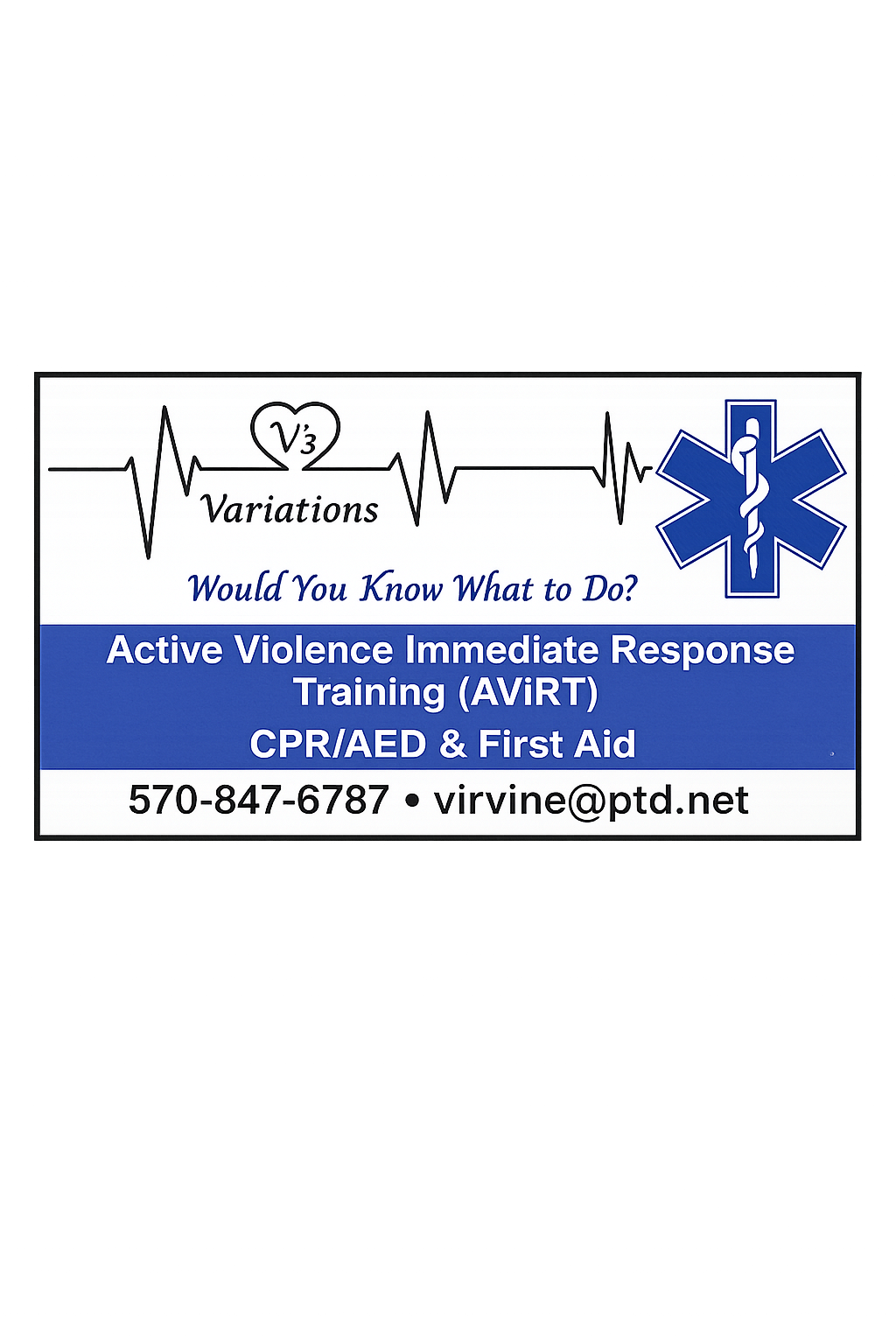 Vee's Variations logo